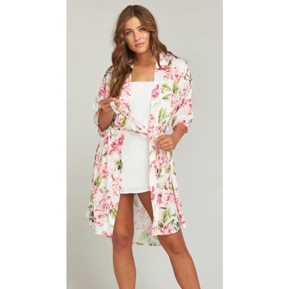 Show Me Your Mumu Brie Floral Robe One Size (Small to Large) Women's Robe - Picture 2 of 9